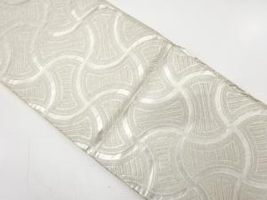 アンティーク　幾何学模様織り出し袋帯（材料）